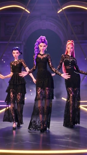 K-Pop Demon Hunters 🖤 VS Black Sheer Slow Groove | Golden