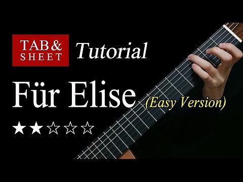 Für Elise (Easy Version) - Guitar Lesson + TAB