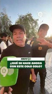 ¿QUÉ SE HACE AHORA EN COLO COLO?