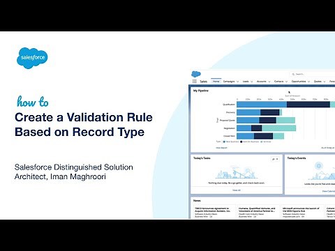 Create a Validation Rule Based on Record Type | Salesforce