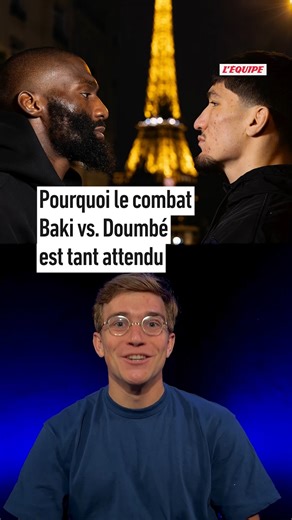 124K views · 704 reactions | Qui va gagner ? 樂 Voici l’histoire du combat entre Baki et Cédric Doumbè ce jeudi, à l’Accor Arena, au PFL Europe Paris. #pflparis #mma #doumbe #baki #doumbevsbaki | L'EQUIPE | Facebook