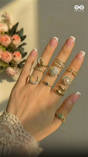 Everstylish.com on Instagram: "Golden rhinestones catching every little ray ✨ Comment '😍' to get the links! (golden rhinestone earrings, sparkle jewellery, party-ready glam, aesthetic reels, trending accessories) #everstylish #jewelry #rhinestoneearrings #trending #explore"