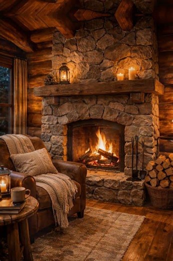 🏡 The Most Cozy Forest Cabin You’ll Ever See | Ultimate Relaxing Mountain Home