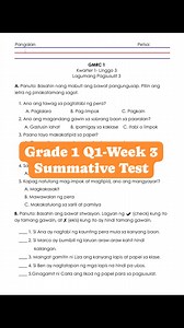 207K views · 1K reactions | Grade 1- Week 3 Summative | Teacher Artemis | Facebook