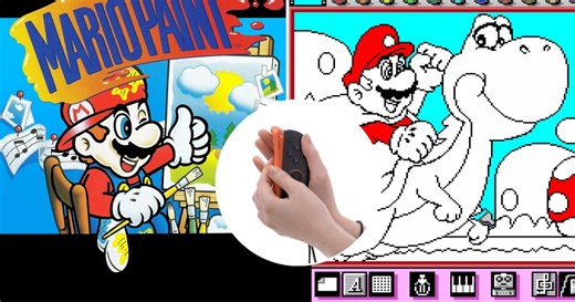Mario Paint llega por fin a Switch Online y le da sentido al uso de los Joy-Con 2 como mouse - La Cuarta