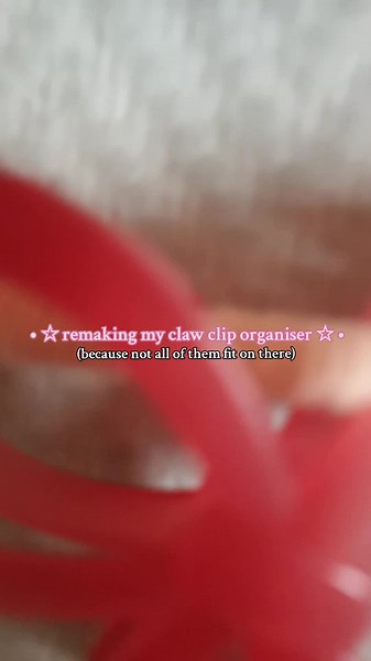 Remaking My Claw Clip Organiser: A DIY Guide