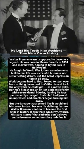 He Lost His Teeth in an Accident Then Made Oscar History