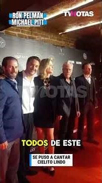 Ron Perlman surprises by singing in Mexico City alongside Michael Pitt and Jack Huston