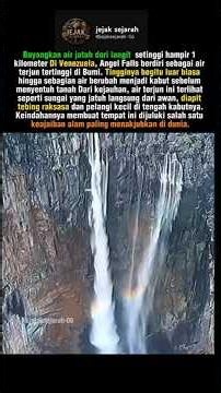 Angel Falls air terjun tertinggi di dunia #sejarah