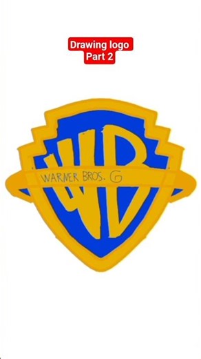 how to draw logo of warner brothers??