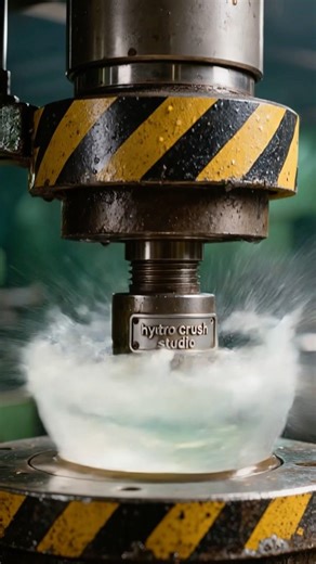 Hydraulic Press vs Water Balloon 💧💥 (Insane Explosion!) #HydraulicPress #Satisfying #crushing