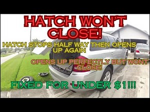 This is WHY your Mercedes Liftgate STOPS HALF WAY DOWN and reopens again!! Won't close!