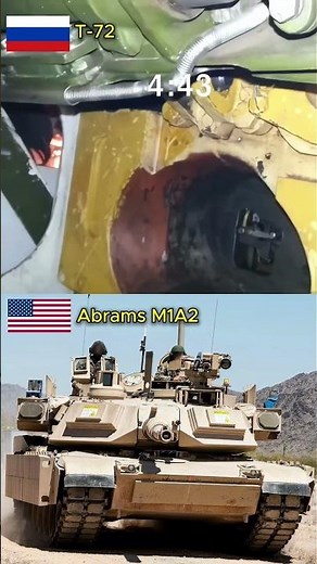 Abrams M1A2 vs T-72 Tank Reload Speed Comparison