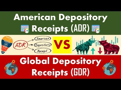 Differences between American Depository Receipts (ADR) and Global Depository Receipts (GDR).