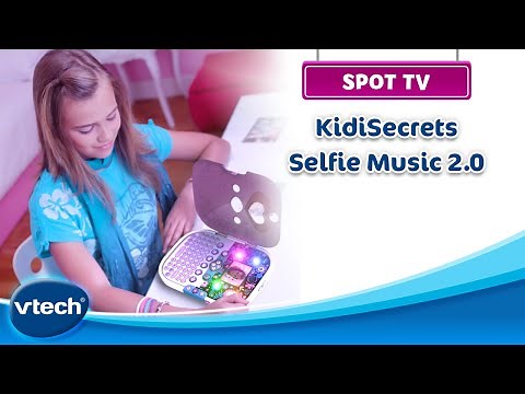 KidiSecrets Selfie Music 2.0 - Agenda électronique avec code secret | VTech