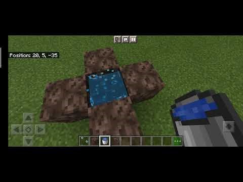 how to get bubble column block in Minecraft pe
