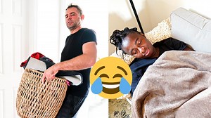 234K views · 6.2K reactions | Husband and Wife Switch lives for a day!!!浪浪 #challenge #funny #funnyvideos #alifelessscripted #marriedlife #couple | A Life Less Scripted | Facebook