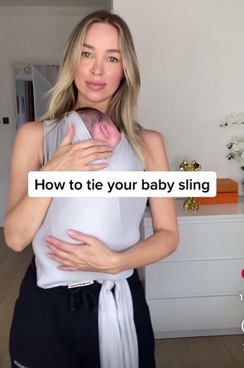 How to Tie Your Baby Sling Tutorial