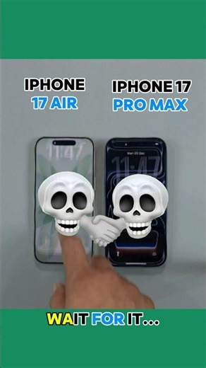 iPhone 17 Air vs 17 Pro Max BOOT TEST! 🚀 Speed King Kaun?