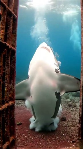 POV: You're on a Great White Shark's menu 🦈 #shark