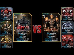 Real Steel WRB Atom VS Robot of UW II WRB I WRB II NEW UPDATE (Живая Сталь)