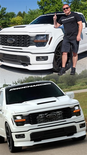 7.5K views · 75 reactions | Nate Sayler Racing stopped by ProCharger HQ to pick up his brand-new 2024 Ford F-150… now packing ProCharger Superchargers BOOST under the hood!  #ford #fordtrucks #fordf150 #procharger #procharged #pickuptruck #supercharged | ProCharger Superchargers | Facebook