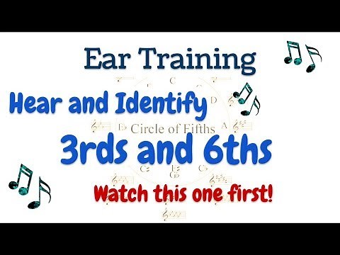 Ear Training - Hear and Identify Major and Minor 3rds and 6ths