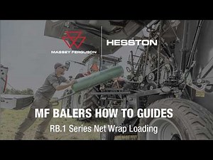 Massey Ferguson Round Baler How To Guides | 1 Series Round Baler Net Wrap Loading
