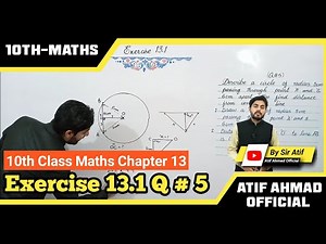 Exercise 13.1 question no 5 class 10 maths | ex 13.1 q 5 class 10 | ex 13.1 q no 5 | 10th class math