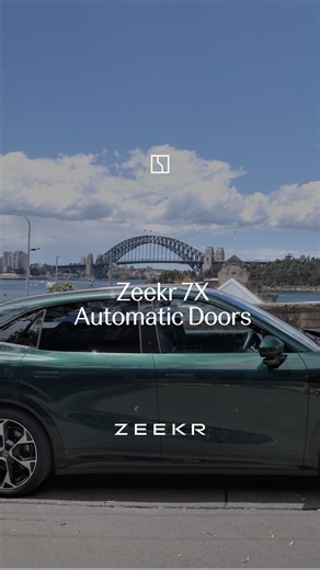 One touch is all it takes. The Zeekr 7X automatic doors activated at a single touch is convenience built into every arrival. Only available in the Zeekr 7X performance models. | ZEEKR Australia