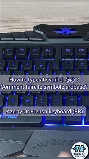 Type @@ Symbol/ Comment faire le symbole arobase @@@ #laptop #ordinateur #clavier