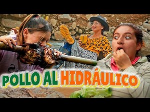 Conchita and her hydraulic chicken!