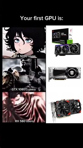 Your First GPU : #pc #pcgaming #gaming #gpu