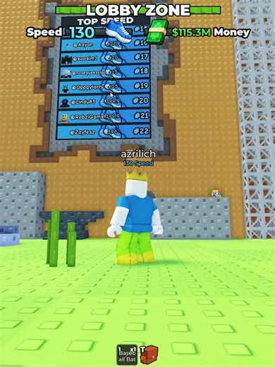 Achieving #1 Leaderboard in Roblox Climb For Brainrots