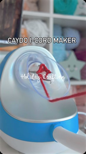 Bettie on Instagram: "I planned on just doing a quick project to test out the @caydo_official_ I-Cord machine but now I have SO many cords && can't stop trying new things. As you can see I am currently working on bows & am trying to decide if I want to make them into ornaments or bunting. I haven't even begun to mess with wire yet & have only been exploring non-wire projects. The machine was easy to set up & use 💕 #sponsored #crochet #icord #crafts #diychristmasdecor"