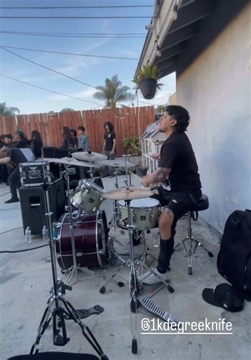 1000 Degree Knife - Backyard Show in San Bernardino/Highland - 01/17/26 #backyardvibes #metal #deathcore #fyp #foryoupage