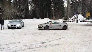 Audi R8 Snow donuts | Audi Power