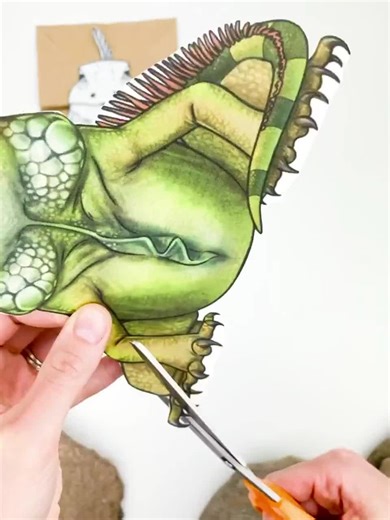 Printable LIZARD Puppet Craft Template | DIY Paper Bag Animal PDF | Fun Reptile Activity for Kids, Preschool, Parties & Storytelling - Etsy UK