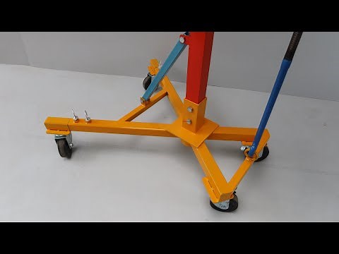 Make A Mini Crane For Workshop | Homemade Mini Crane