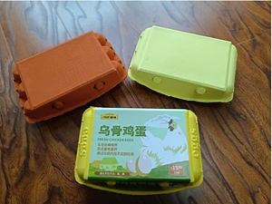 [Hot Item] Biodegradable Colored Paper Pulp 30 Cells Egg Packaging Tray Egg Box Egg Carton