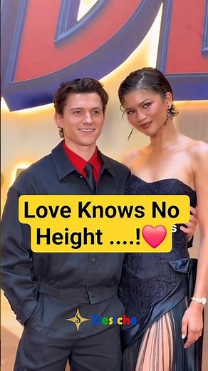 Shocking Celeb Height Gaps 😲🤯 Zendaya |Tom Holland| Taylor Swift| #fashion #model #runway #shorts