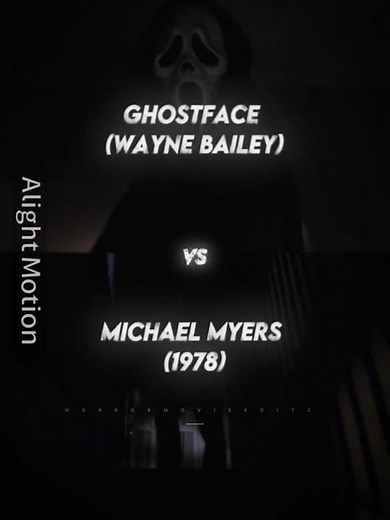 Ghostface vs Michael Myers