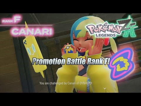 Pokemon Legends Z-A #7 Promotion Battle Rank F!