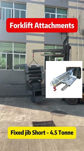 🏗️ Forklift Jib Crane Turn Your Forklift into a Mobile Crane! #hzsunpower #dieselforklift #jibcrane