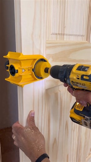 5.1K views · 17 reactions | Dewalt door lock installation kit is a Great tool for simple door hardware ✅ | Solin Creative | Facebook