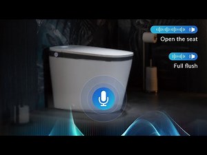 WOODBRIDGE B0931S Smart Bidet Toilet with Auto Open & Close, Foot Sensor Flush and Voice Control