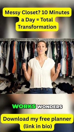 Messy Closet? 10 Minutes a Day = Total Transformation #english #parenthack #learnenglish
