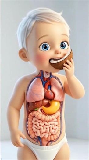 What Happens Inside Your Body When You Coconut 🥥| 3D Body Flow