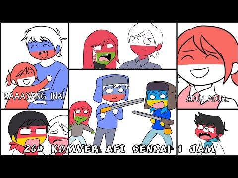 26# KOMPILASI AFI SENPAI 1 JAM || Drama Countryhumans Indonesia