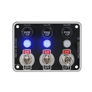 [Hot Item] Professional Grade 12V-24V Toggle Switch Panel with Overloading Protection